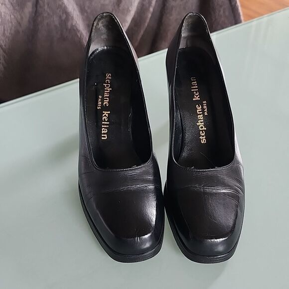 Stephane Kelian Chunky Witchy Gothic Vintage Heels Size 8.5 - Picture 1 of 9